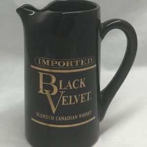 Vintage Black Velvet Canadian Whiskey Pitcher